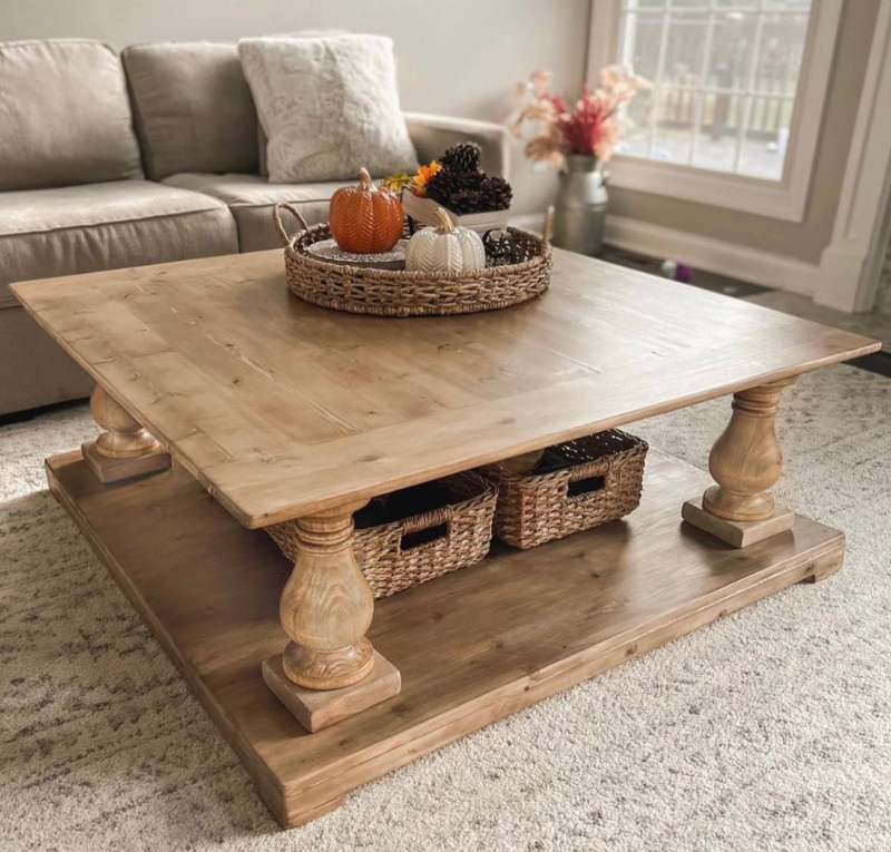 Balustrade Coffee Table Legs Free Shipping