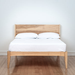 The Upton Platform Bed. Handmade from Ash American Hardwood in North Carolina.