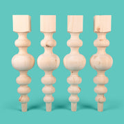 Massive Modern Pine Dining Legs - 29" - Set of 4 - 3 - 4 Week Lead time
