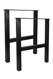 Metal H-Block Table Legs - Set of 2