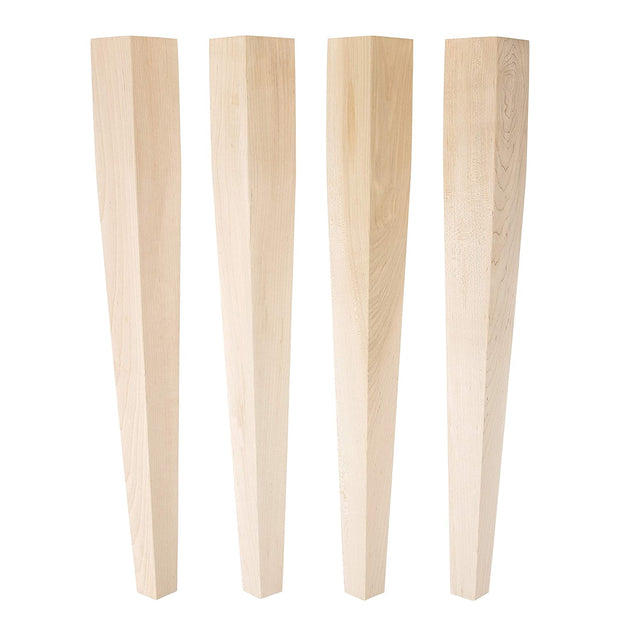 Maple Tapered Dining Legs - 3" x 29"
