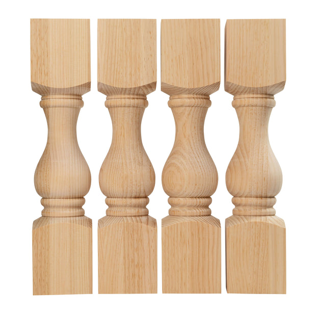 Pine Countryside Bench Legs - 3.5" x 16"