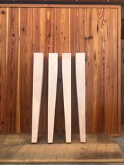 Maple Tapered Dining Legs - 3" x 29"
