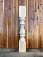 Pine Monastery Island Legs - 5" x 5" x 34.5" - Single Leg