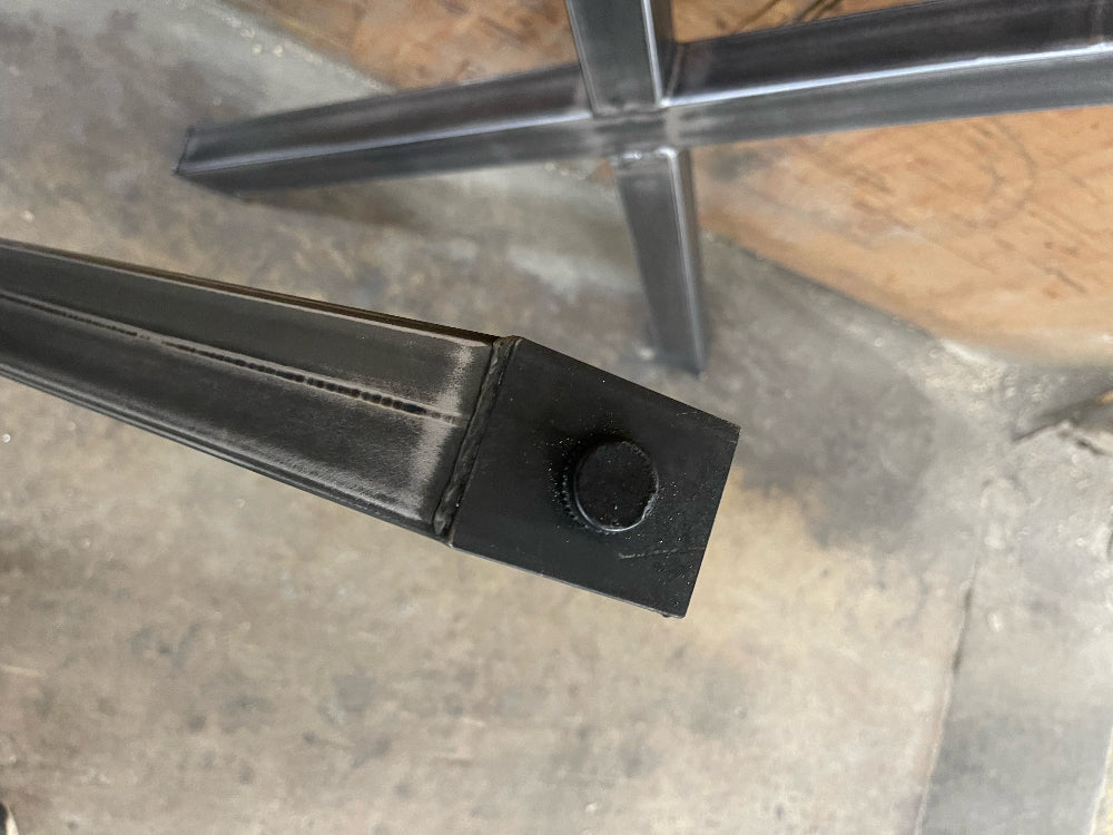 X Metal Table Legs Set of 2 Carolina Leg Co